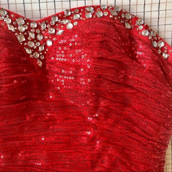 Sequin Sweetheart Mini Dress - Picture 3 of 5